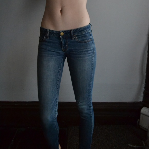 SOLD American Eagle Jeggings 0 Long! - Picture 3 of 5